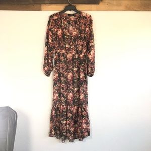 The Kooples small floral print peasant maxi dress